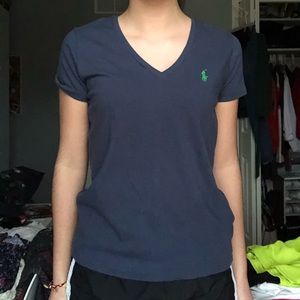 Blue Ralph Lauren v neck